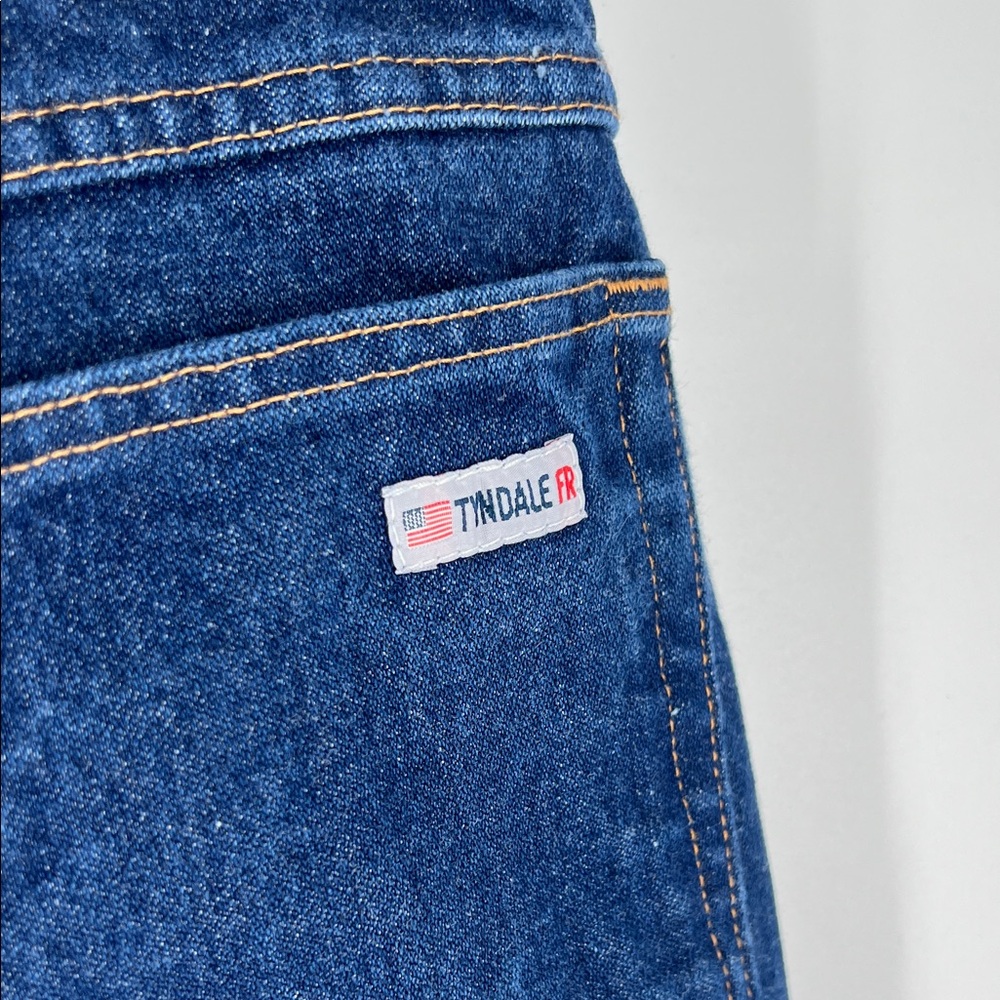 TYNDALE FR Men's Relaxed Fit Blue Jeans - Picture 4 of 9